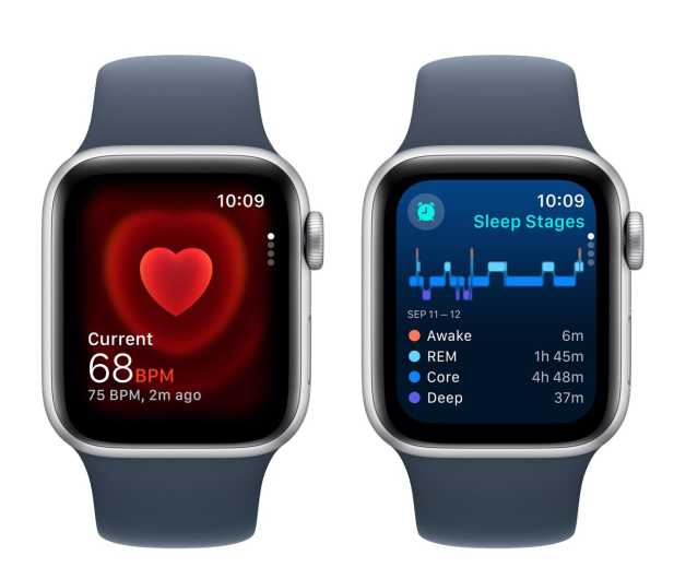 Apple Watch SE 2 40/Silver Aluminum/Storm Blue Sport Band S/M GPS - 1180642 - zdjęcie 5